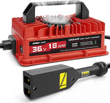 18 Amp 36 Volt Golf Cart Battery Charger with Crowfoot Plug