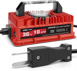 18 Amp 36 Volt Golf Cart Battery Charger with Crowfoot Plug